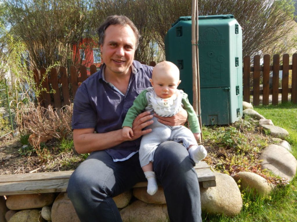 Michael Staak genießt die Elternzeit, in der er ganz für Söhnchen Samuel (Foto) und Tochter Lina das sein kann.