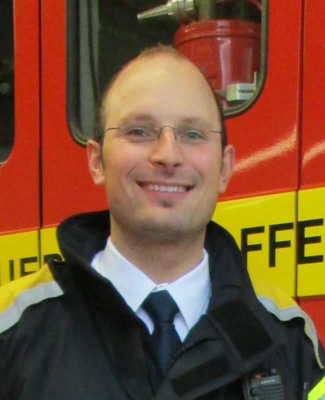 Nils Schulze, Stellvertretender Feuerwehrkommandant der Feuerwehr Offenburg