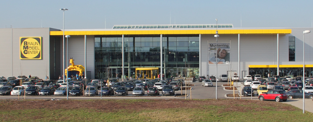 Das Wohnkaufhaus unter den Braun Möbel-Centern in Offenburg.