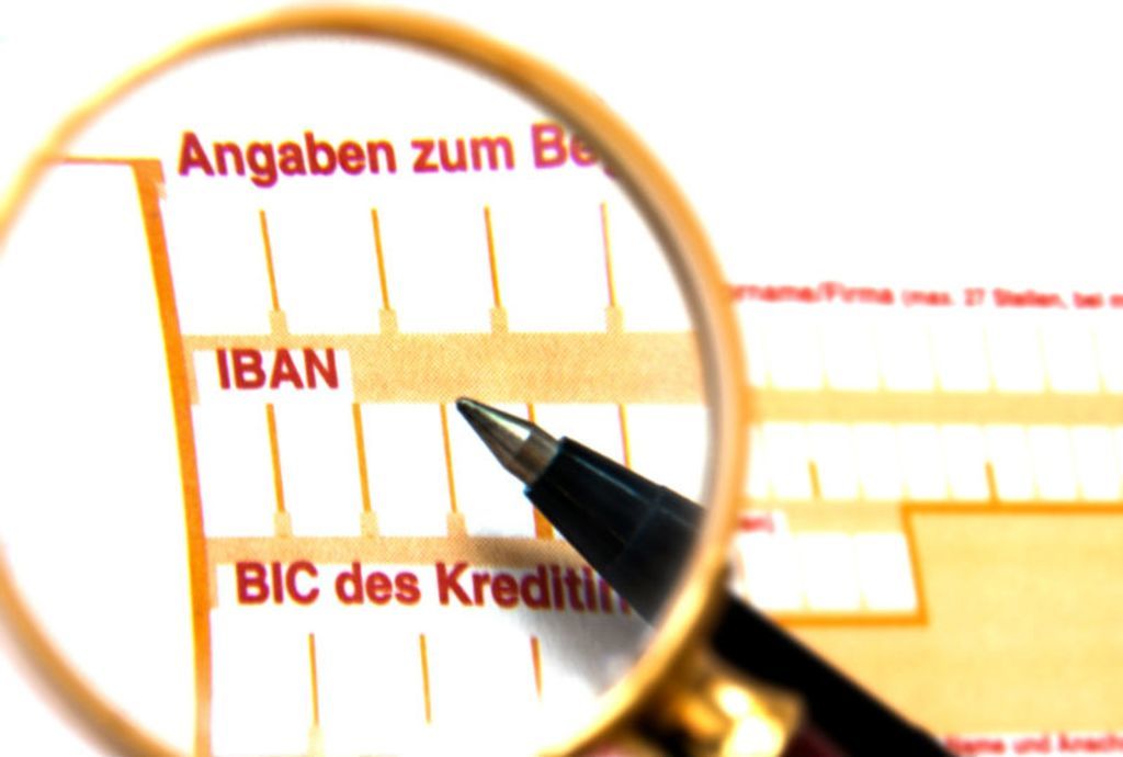 SEPA-Überweisung.