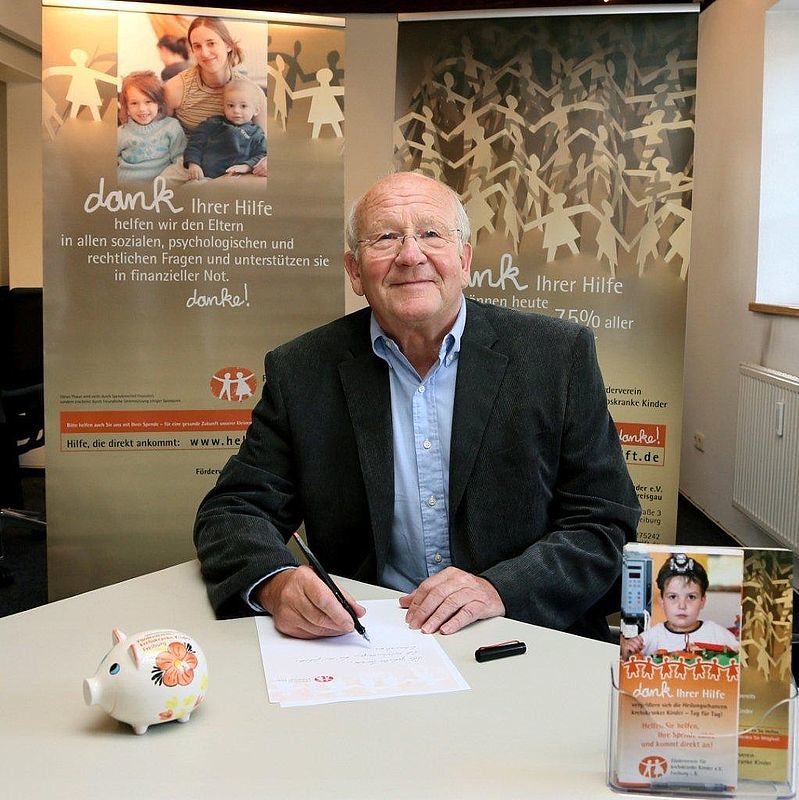 Für Bernd Rendler ist das Engagement für die krebskranken Kinder ein Herzensanliegen.