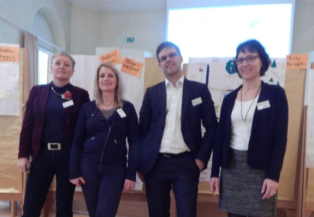 V.l.: Moderatorin Claudia Peschen, Ulrike Karl und Tobias de Haen (beide LGS Lahr GmbH), Martina Straub (Stadt Lahr).