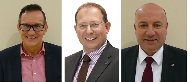 Duschan Gert, Rainer Huber und Jürgen Mäder (v. l.) engagieren sich im Förderverein für krebskranke Kinder.