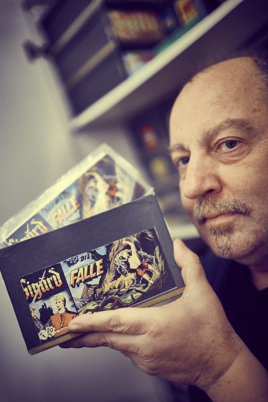 Mit „Sigurd“ und seinen Heldentaten fing alles an: Seit frühester Jugend liebt Alfons Michel Comics und ist heute ein begeisterter Sammler.