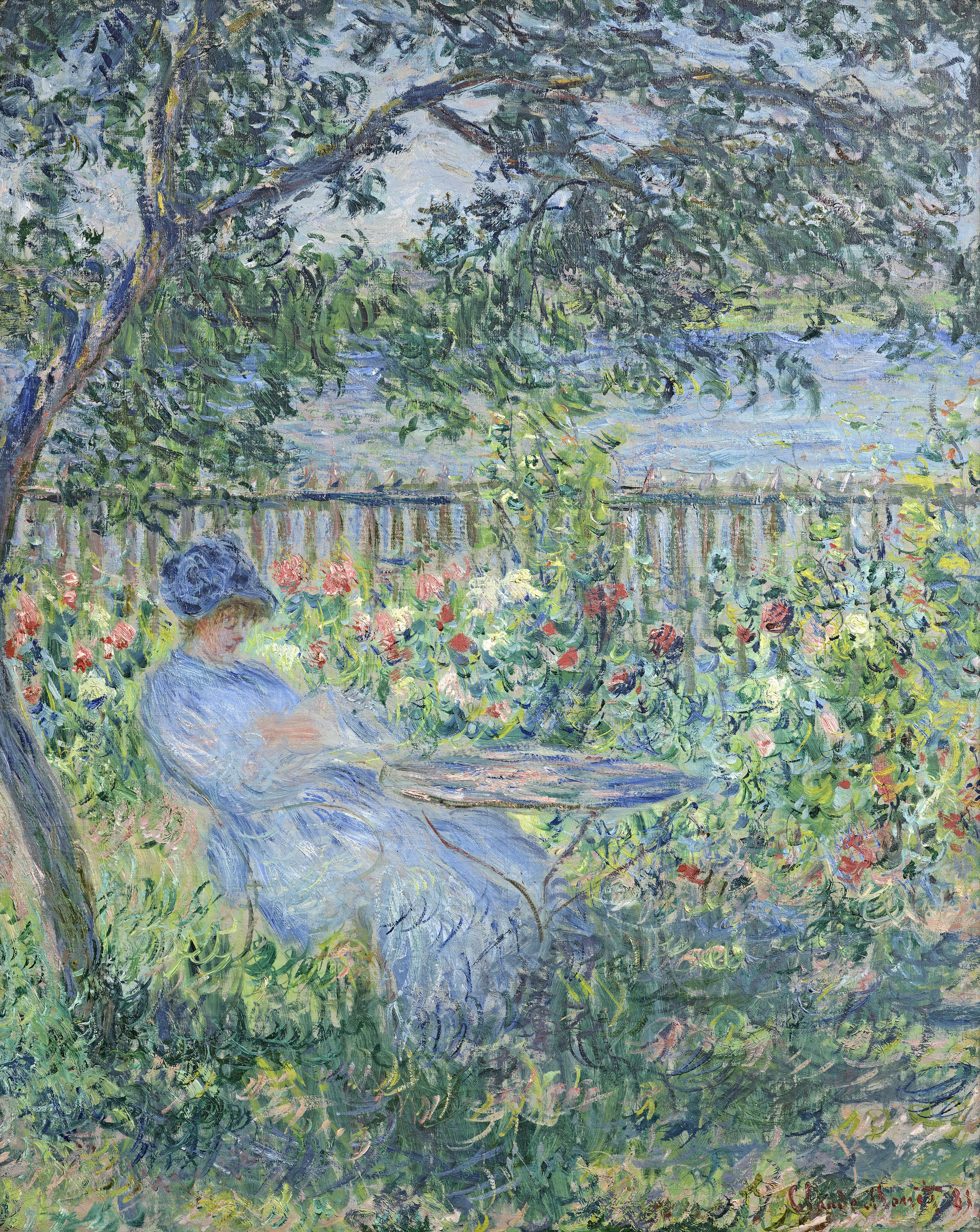 Claude Monet, La Terrasse à Vétheuil, 1881