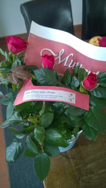 Ein Dankeschön mit roten Rosen | Foto: Eingesendet von: Ulrike Göhry