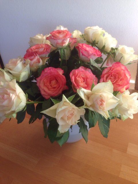 Über diesen Blumenstrauß von ihrer Tochter Marie durfte sich Heike Bühler am Muttertag freuen. | Foto: Eingesendet von Heike Bühler