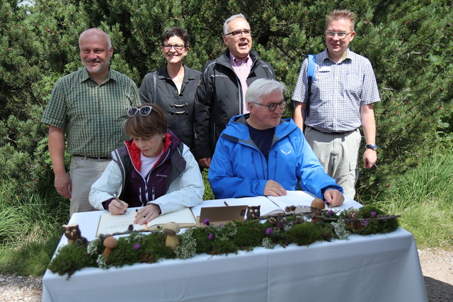 Bundespräsident Frank-Walter Steinmeier zu Gast im Nationalpark Schwarzwald | Foto: Staatsministerium Baden-Württemberg