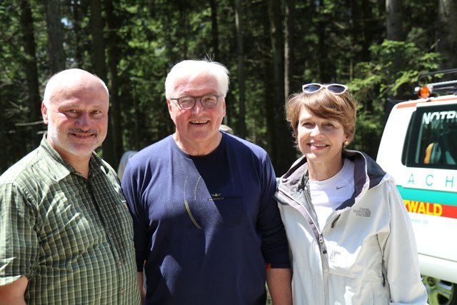 Bundespräsident Frank-Walter Steinmeier zu Gast im Nationalpark Schwarzwald | Foto: Staatsministerium Baden-Württemberg
