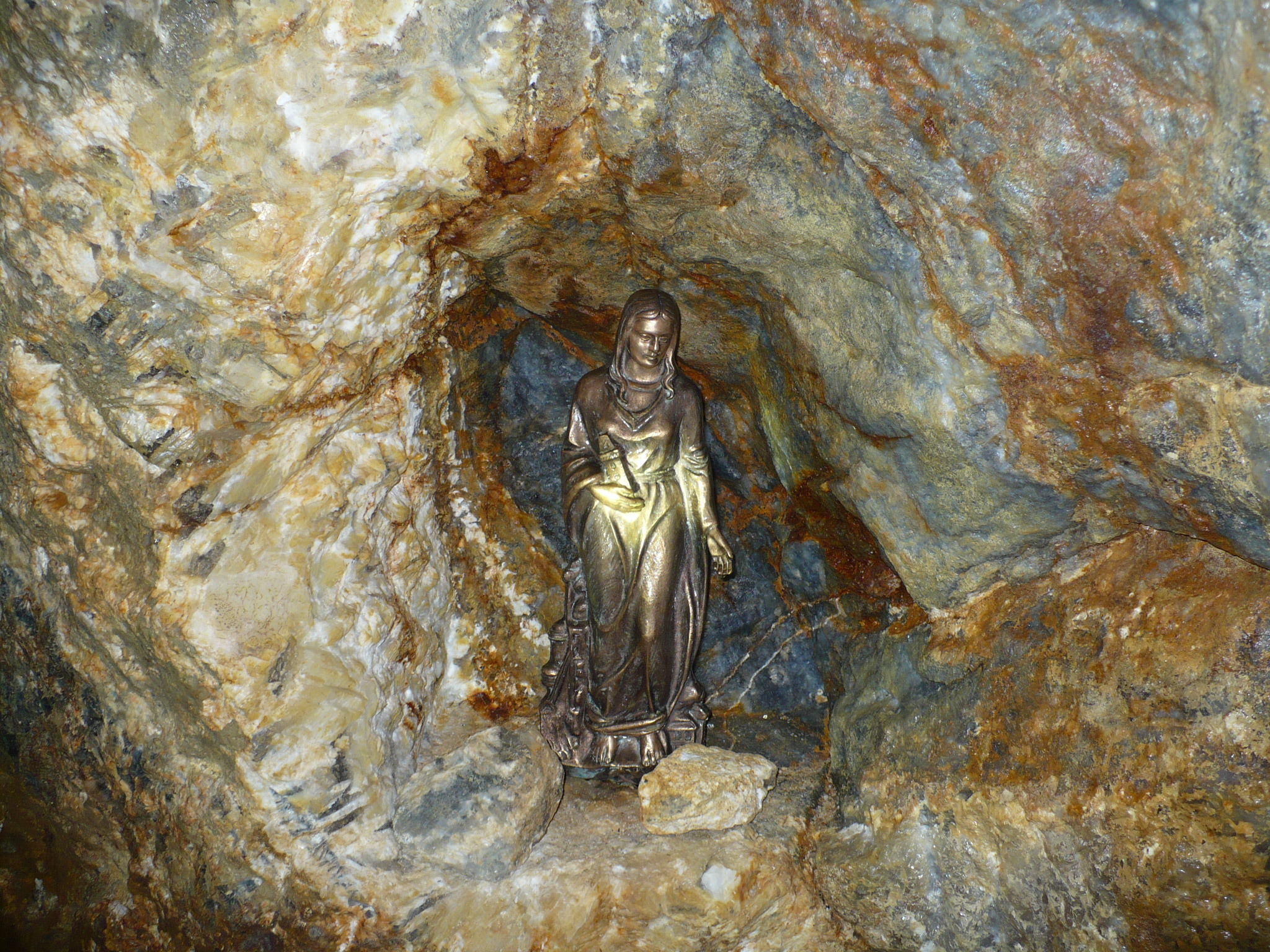 Hier wacht die heilige Barbara, Schutzpatronin der Bergleute