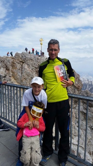 Matthias Becker auf der Zugspitze | Foto: Privat