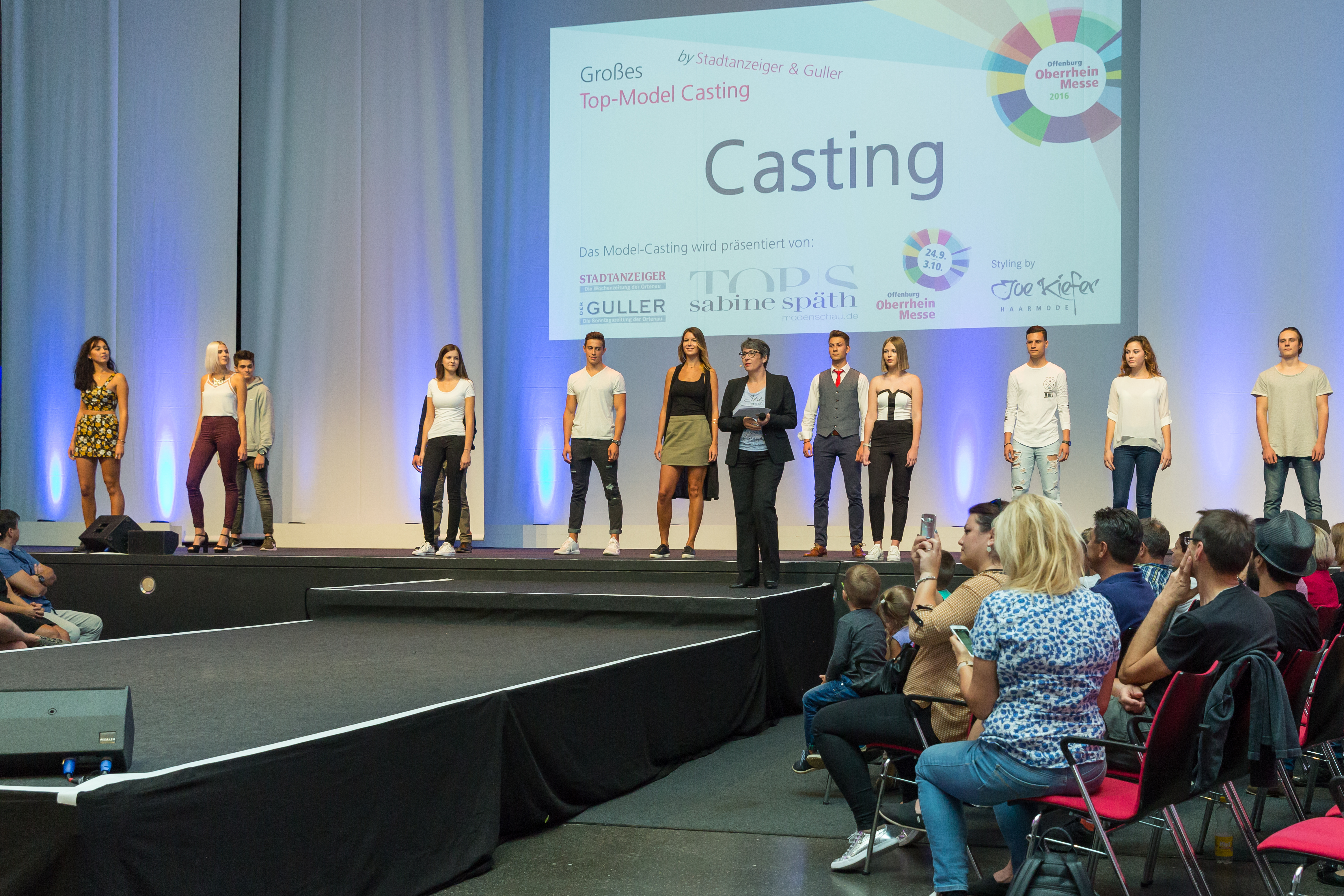 Beim Modelcasting 2016