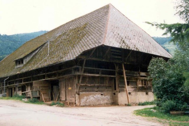 Eine Ansicht des Falkenhofs in Buchenberg vor seiner Umsetzung nach Gutach. | Foto: Foto: Ulrich Schnitzer