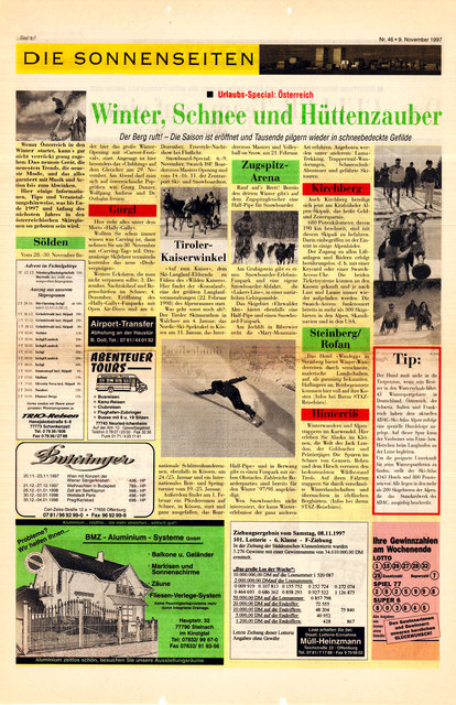 So sah sahen im Guller Seiten vor 20 Jahren aus.