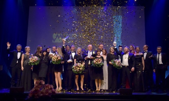 Die Gewinner des Abends sowie Verantwortliche des Marketing-Clubs Ortenau-Offenburg