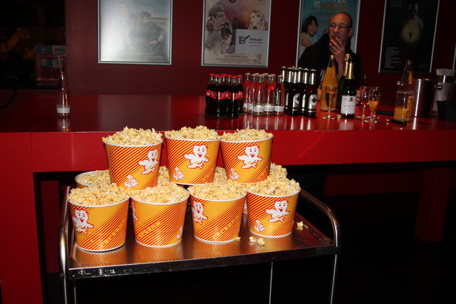 Selbstverständlich gab es auch Popcorn. | Foto: Glaser