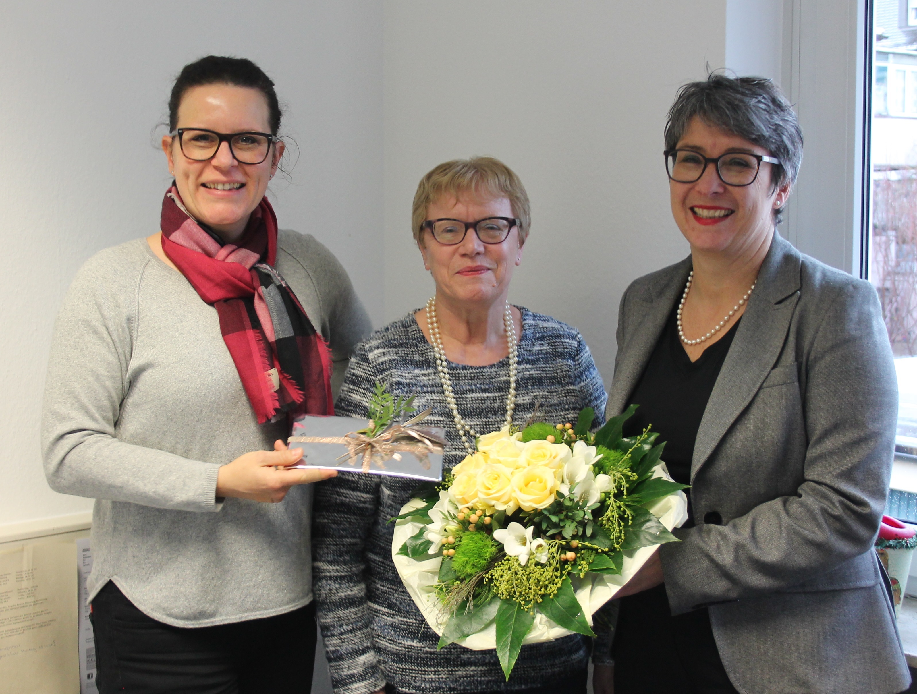 (v.l.) Isabel Obleser, Edeltraud Bruder, Heike Roll