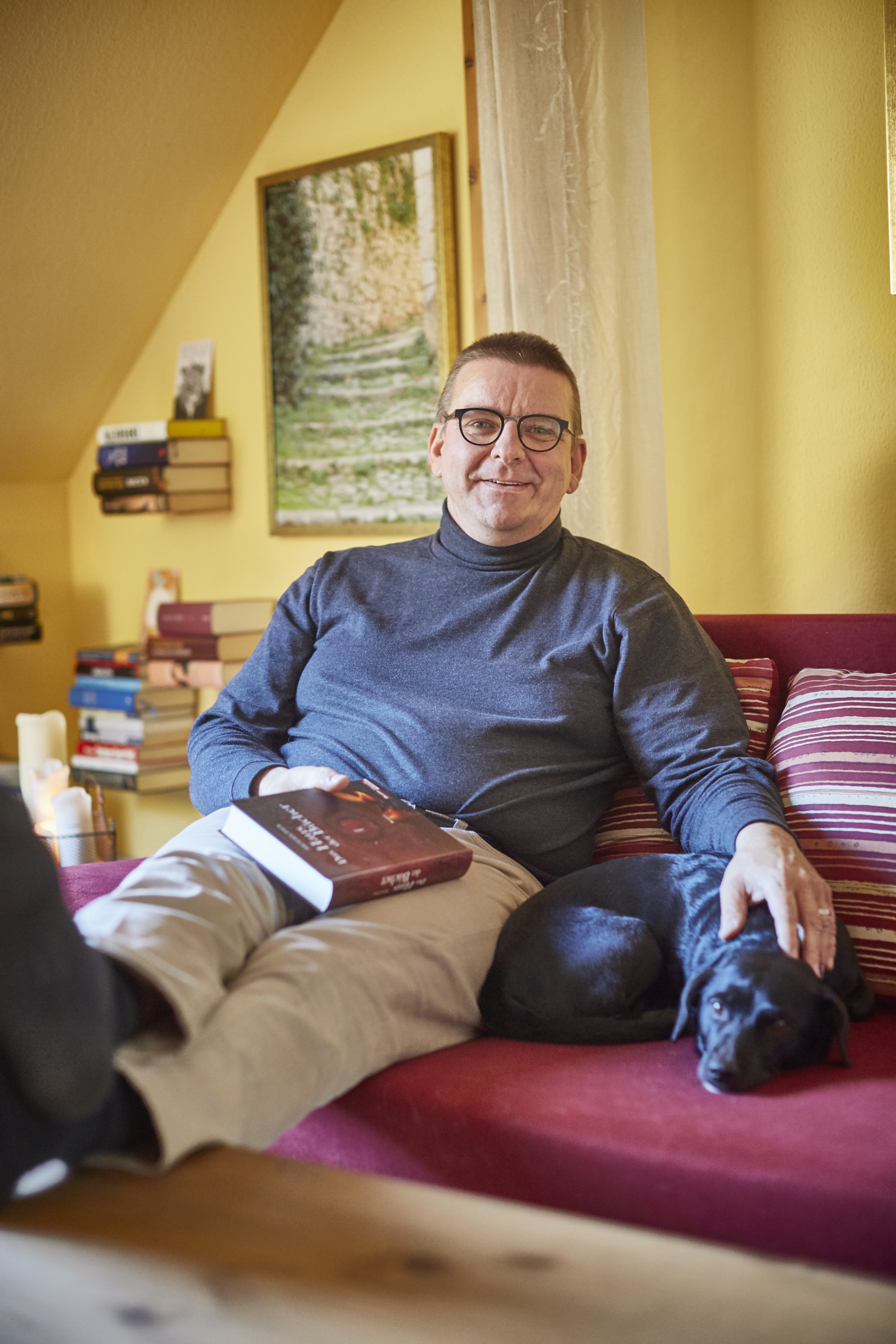 Michael Paul genießt so oft er kann die entspannte Atmosphäre im heimischen Arbeitszimmer.