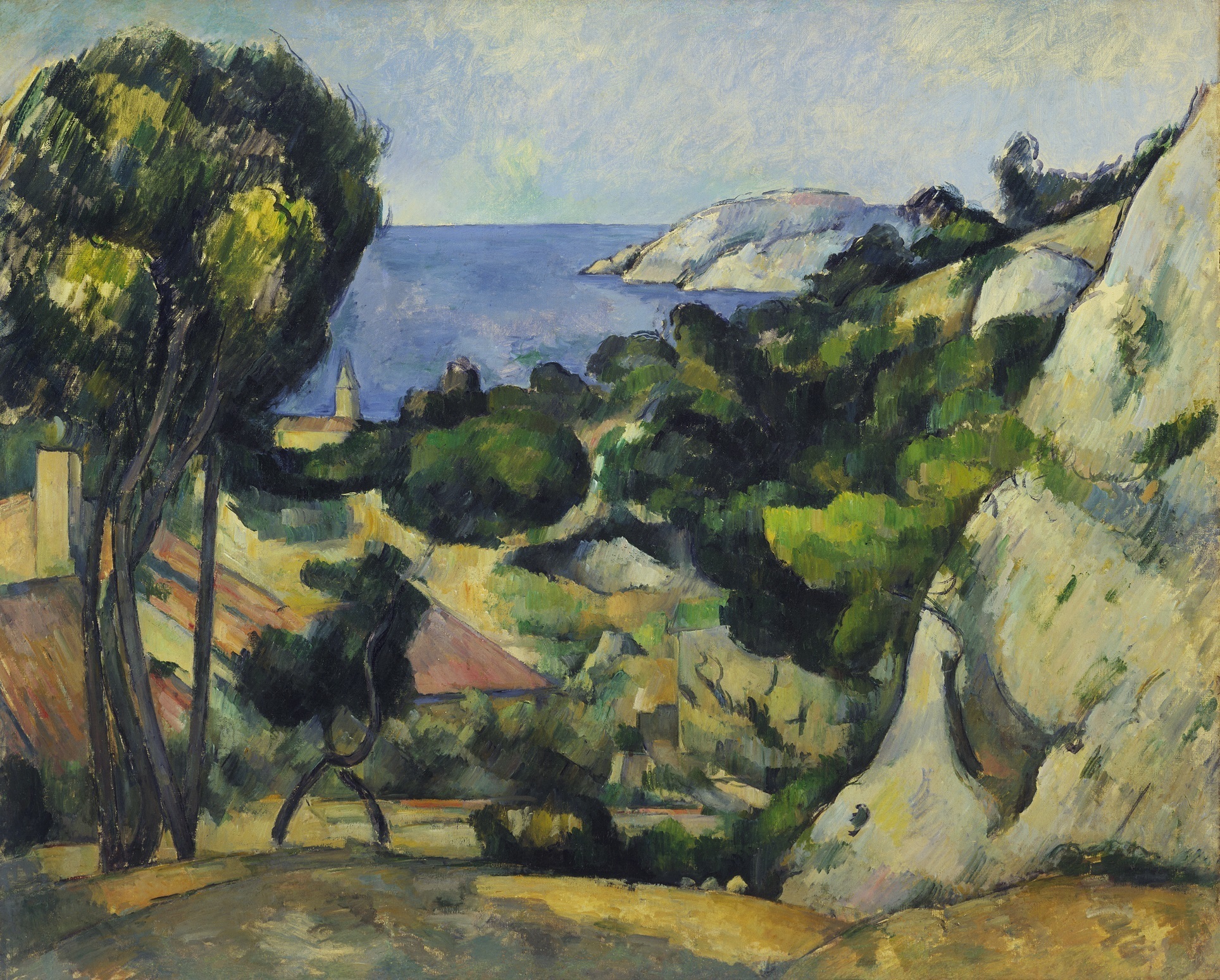 Paul Cézanne , "L'Estaque"