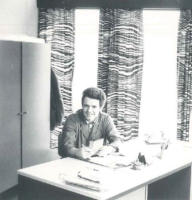 Edmund Köchlin war viele Jahre Hausmeister der Kehler Hochschule. Hier ein Bild aus dem Jahr 1979 | Foto: Hochschule Kehl