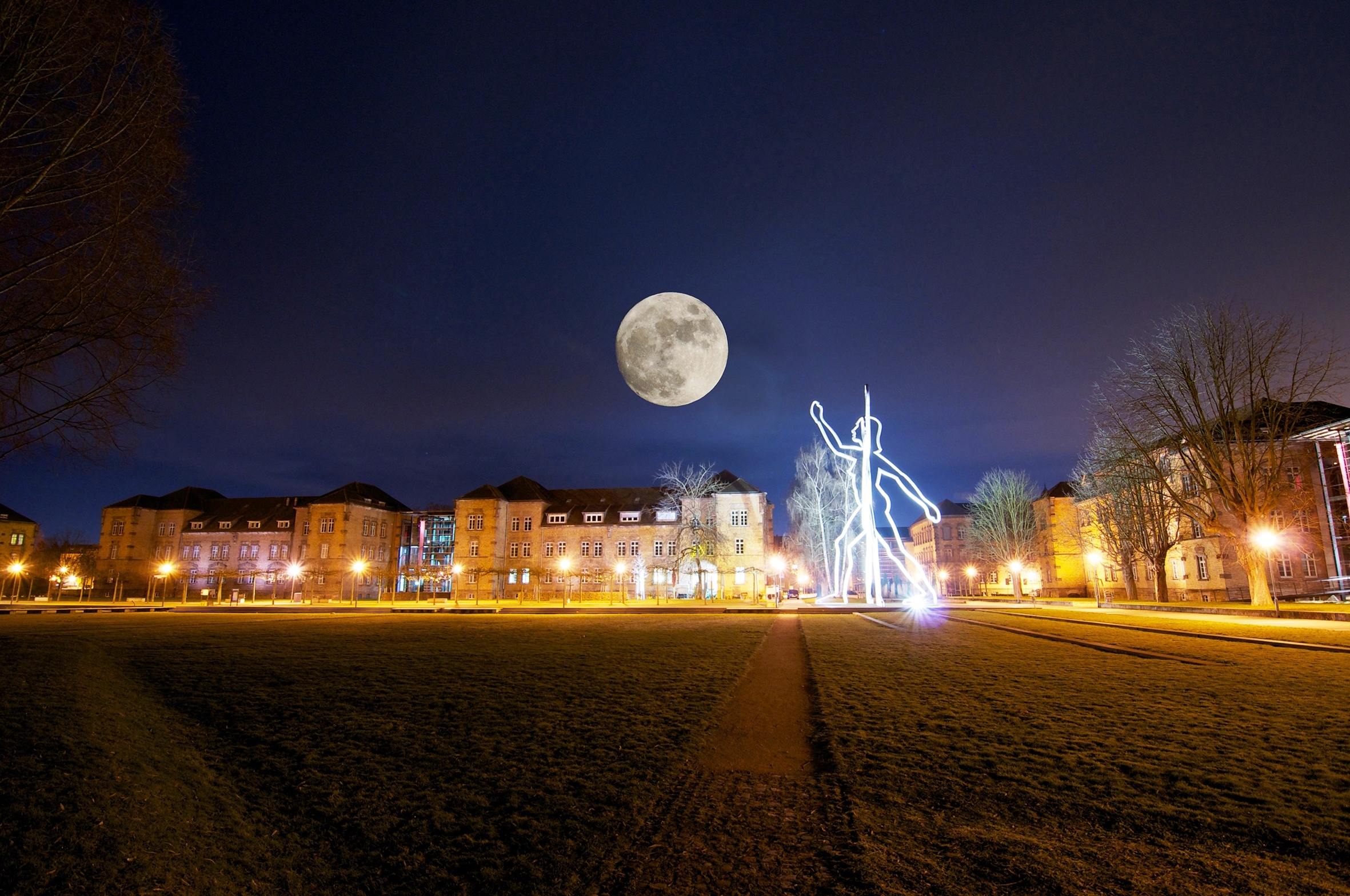 Das Kulturforum bei Nacht