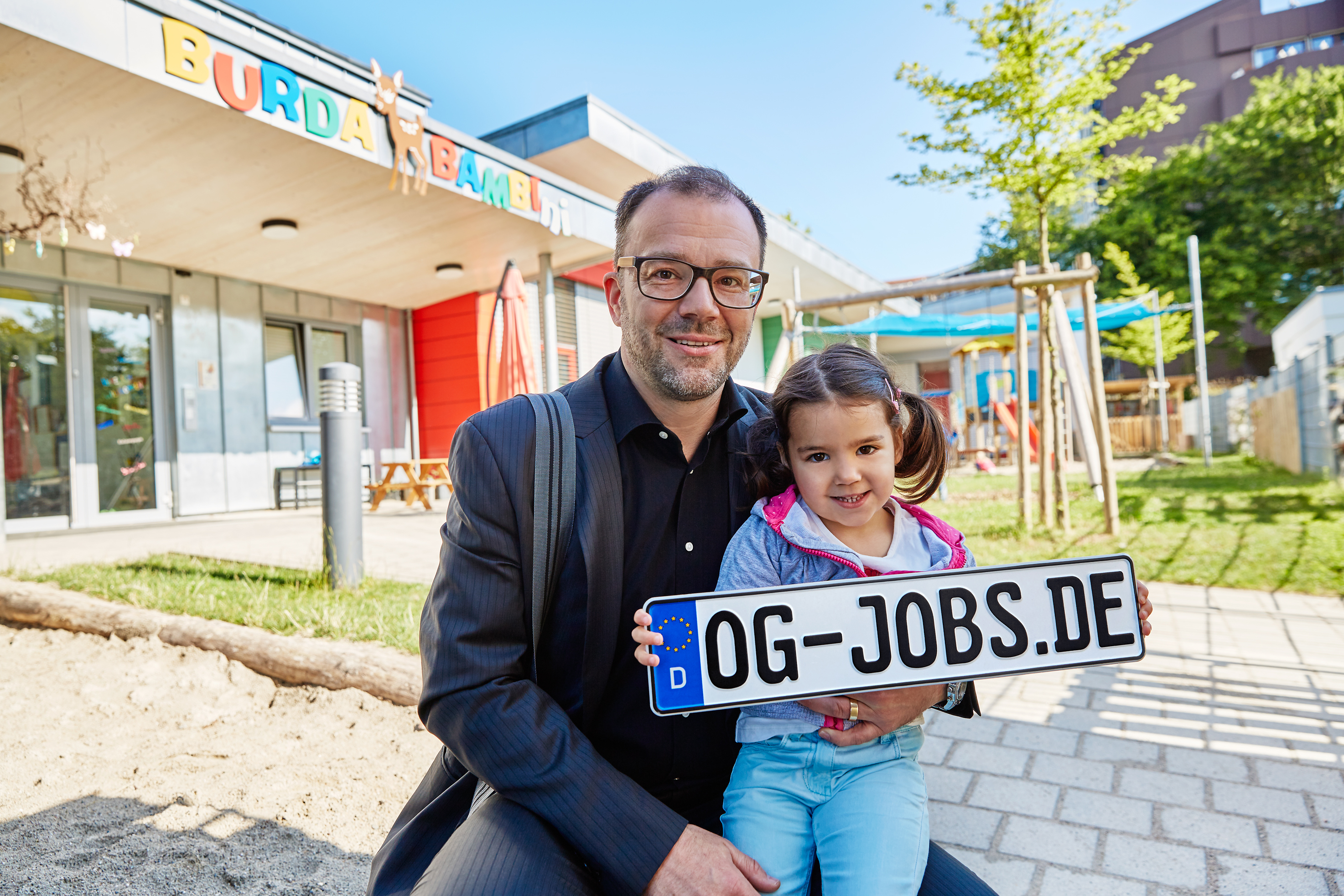Kai Hockenjos mit seiner Tochter Vida