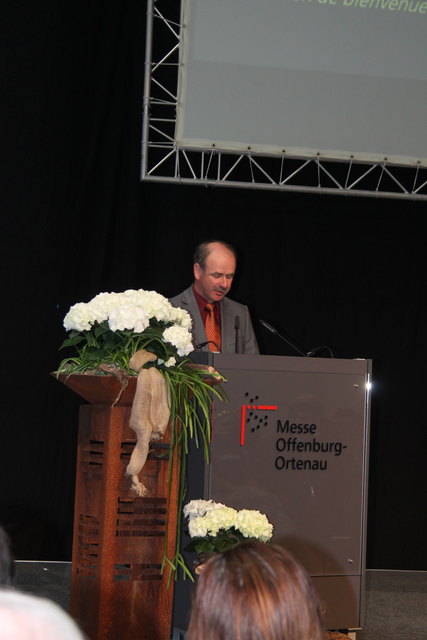 Offizielle Eröffnung Badische Weinmesse mit Baden Spirits: Franz Benz, stellvertretender Präsident des badischen Weinbauverbands | Foto: Glaser