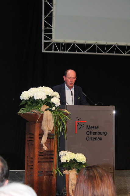 Offizielle Eröffnung Badische Weinmesse mit Baden Spirits: Dr. Robert Ley, Direktor des Luxenburger Weinbauinstituts | Foto: Glaser