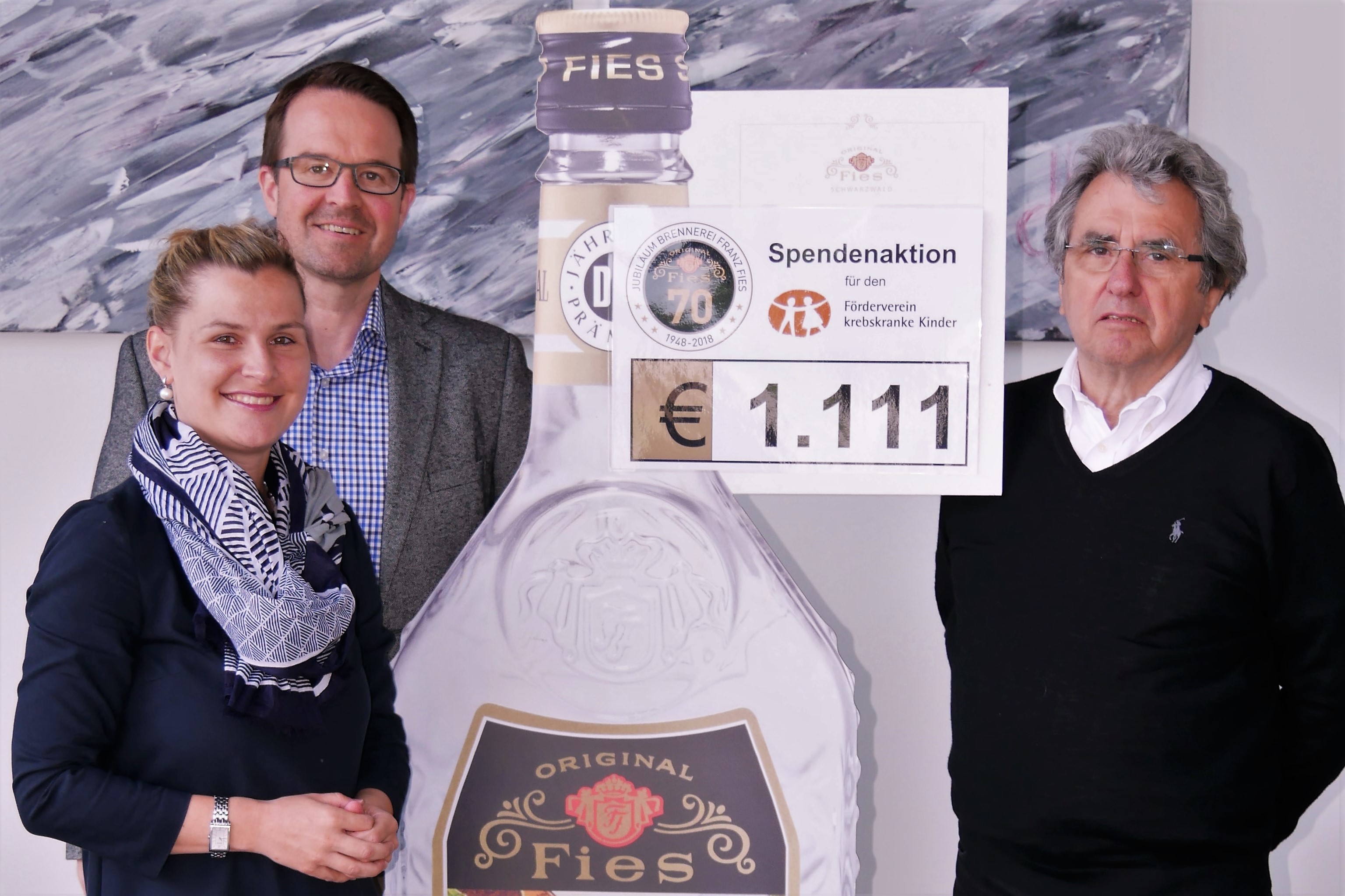 Foto: privat; v.l.n.r.: Anne-Katrin Hormann, Joachim Neymeyer (Geschäftsführer), Werner Kimmig