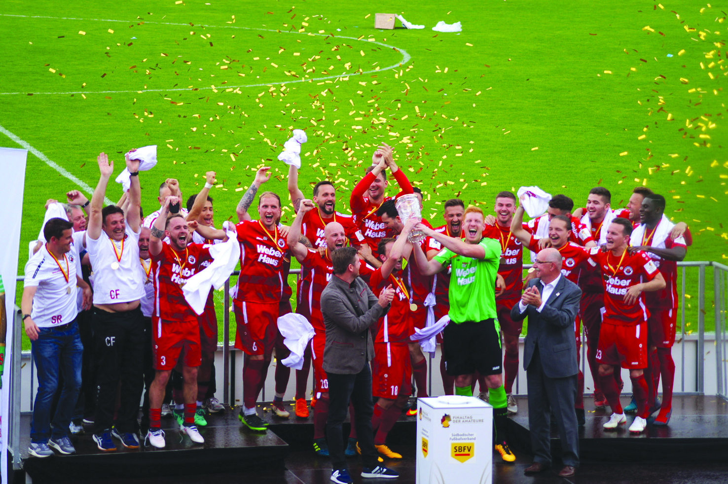 Am Pfingsmontag konnten die Linxer noch über den Pokalsieg jubeln. Gestern folgte in Radolfzell die Ernüchterung auf dem Fuß und der SVL kassierte eine 2:3-Niederlage.