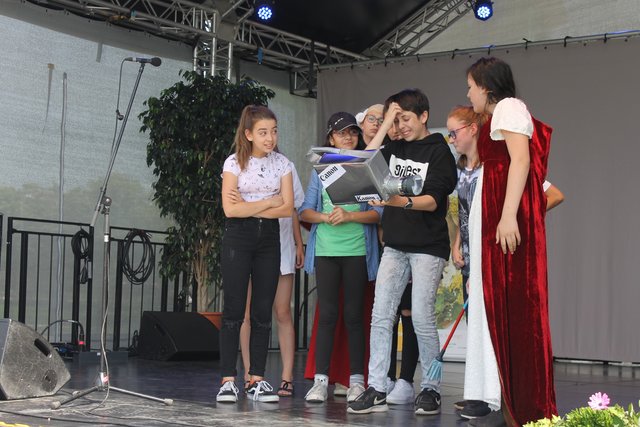 Das "Theater Neustart" präsentierte sich mit einem Stück. | Foto: Stadt Ettenheim