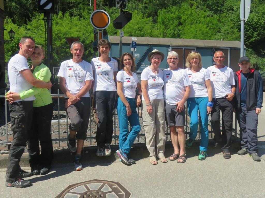 Teilnehmer des Schwarzwaldvereins Ettenheim-Herbolzheim