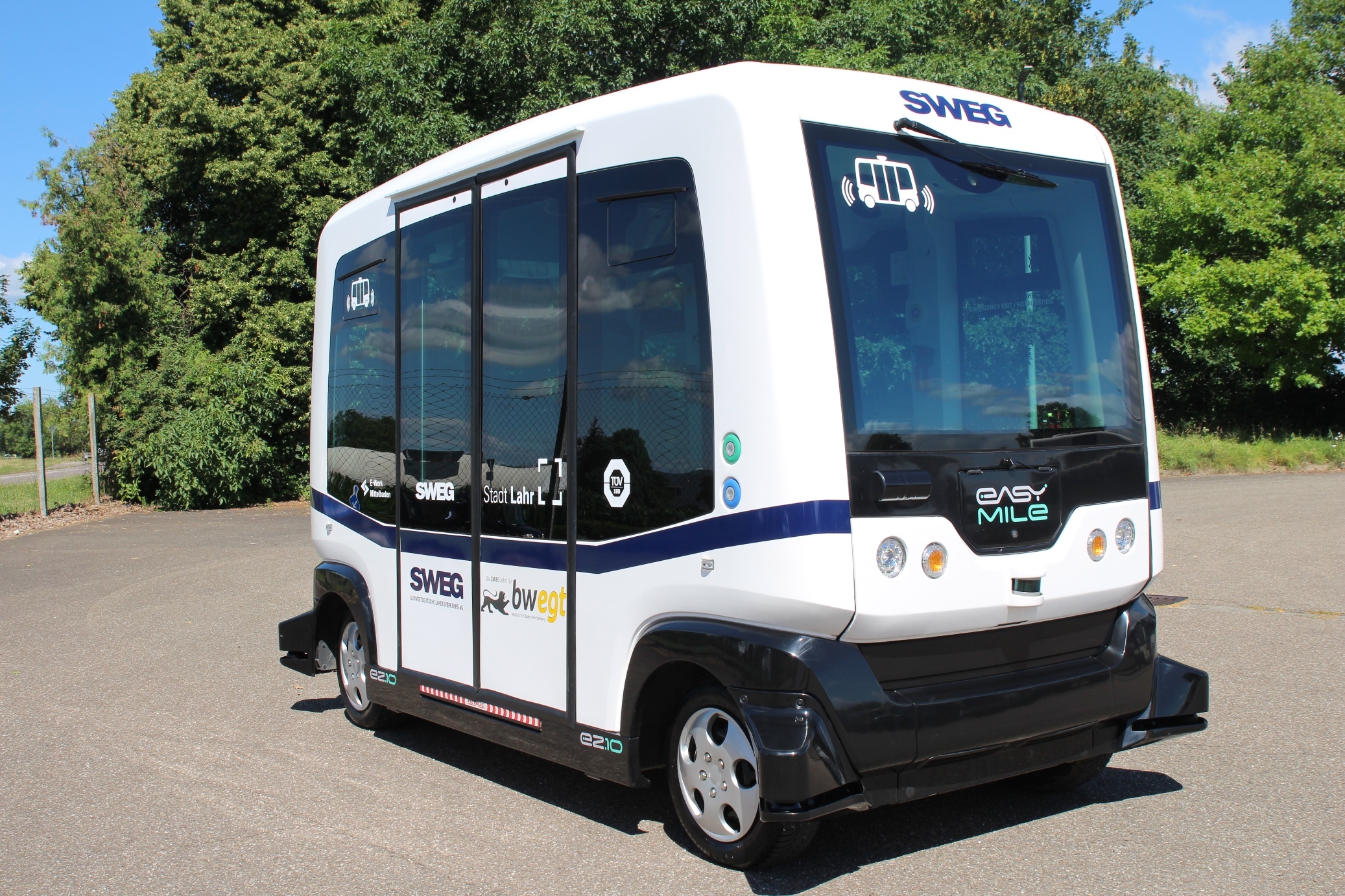 Der autonom fahrende Bus der SWEG