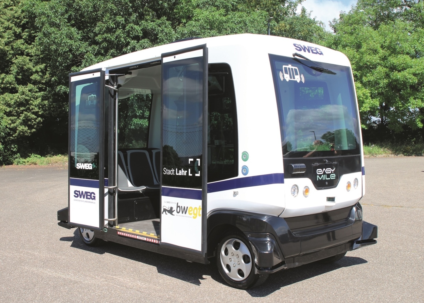 Der autonom fahrende Bus der SWEG