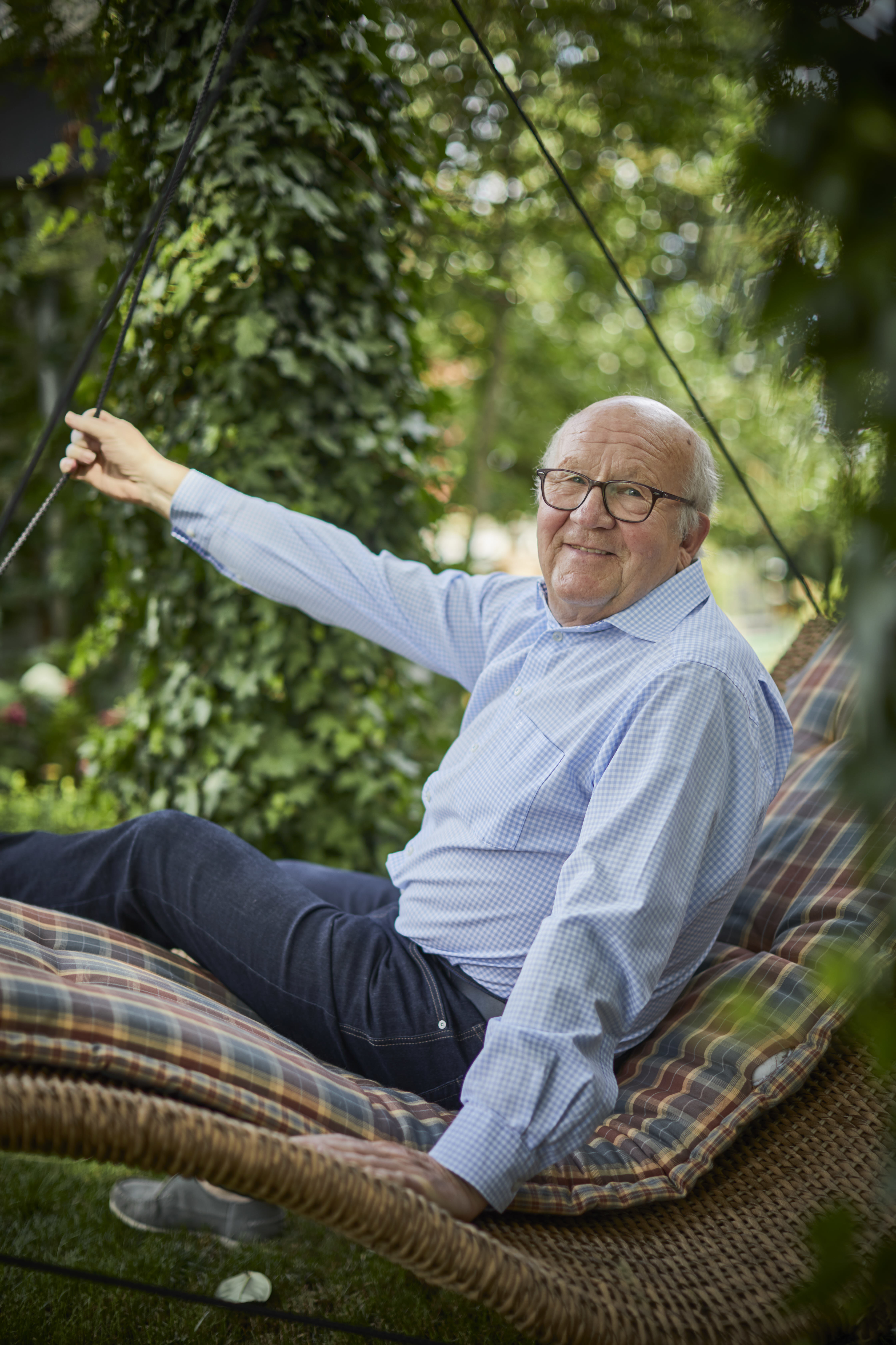 Im Sommer der absolute Lieblingsplatz von Bernd Rendler: die Sommerliege im heimischen Garten in Oberkirch, die ihm seine Frau geschenkt hat.