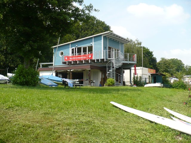 Das Clubheim mit der "schönsten Terrasse Offenburgs" | Foto: djä
