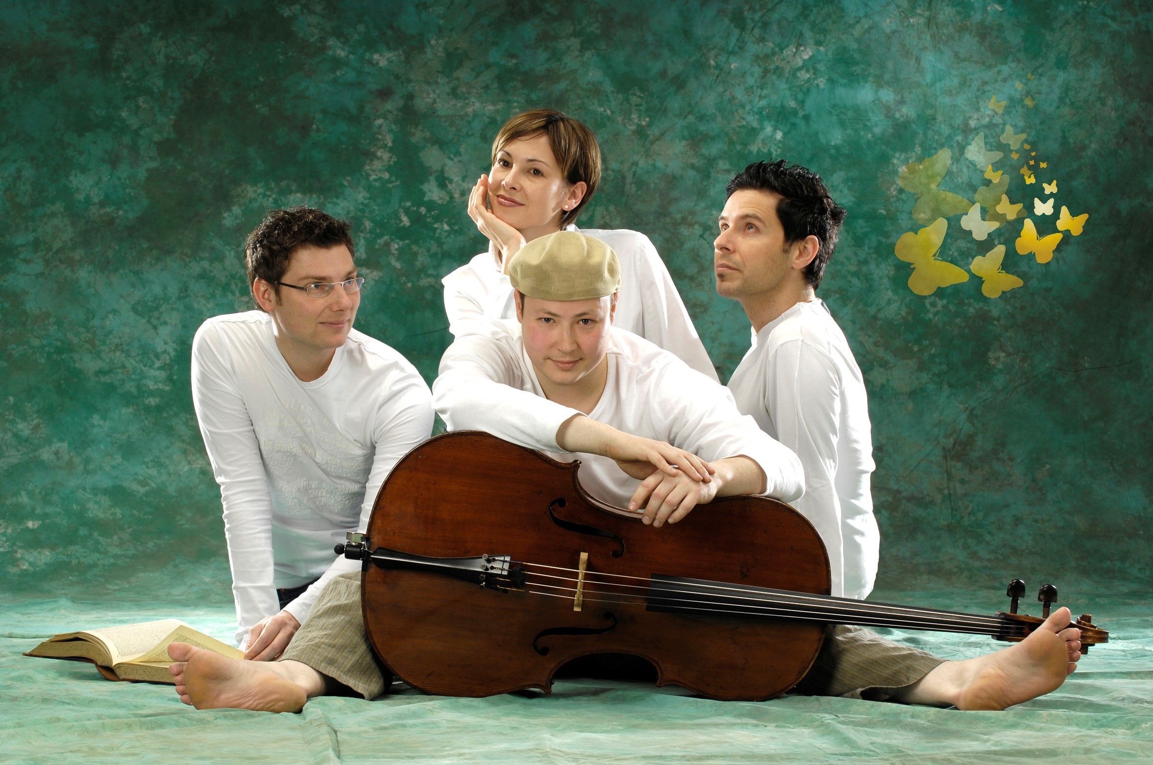 "Piano.Vocal", Schauspieler Carsten Dittrich (Mitte) und der Cellistin Anne Schmidt-Heinrich