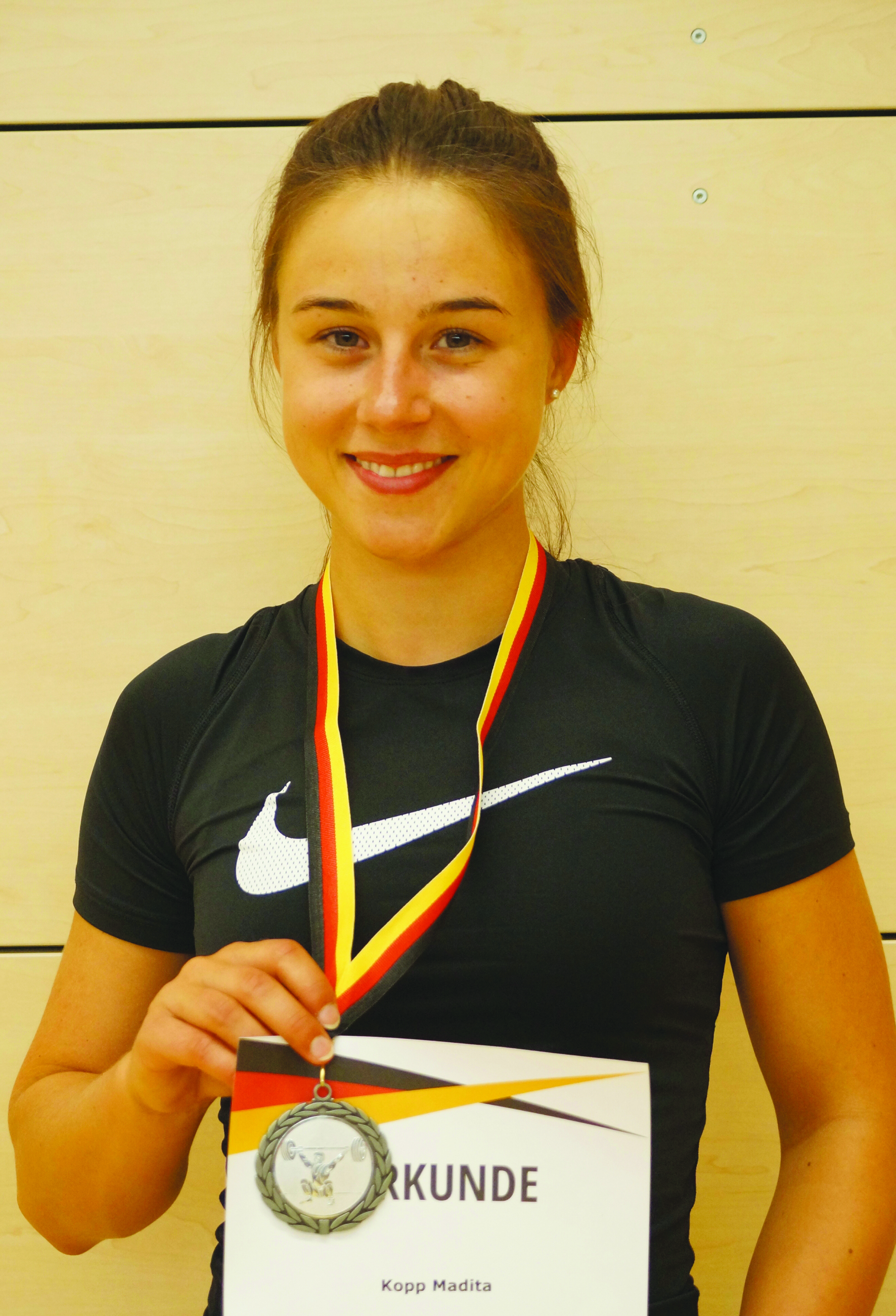 Erfolgreich bei den Deutschen Meisterschaften: Madita Kopp vom Kraftsportverein Offenburg.