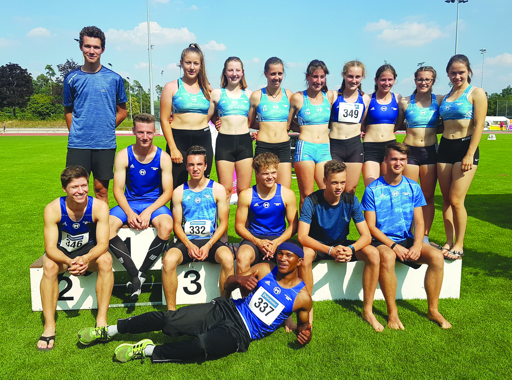 Die erfolgreichen Athleten der LG Offenburg.
