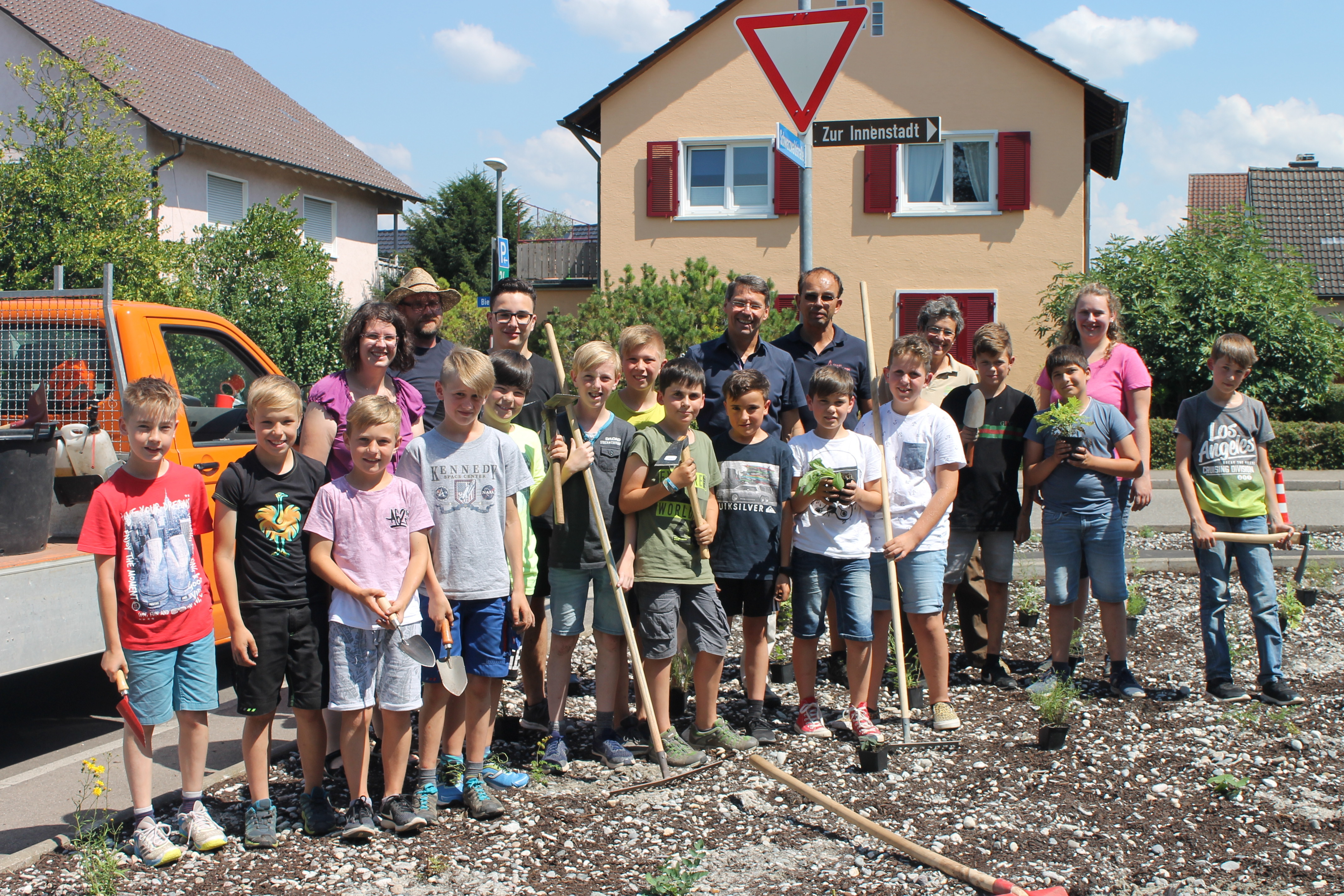 Schüler im Einsatz für den Naturschutz