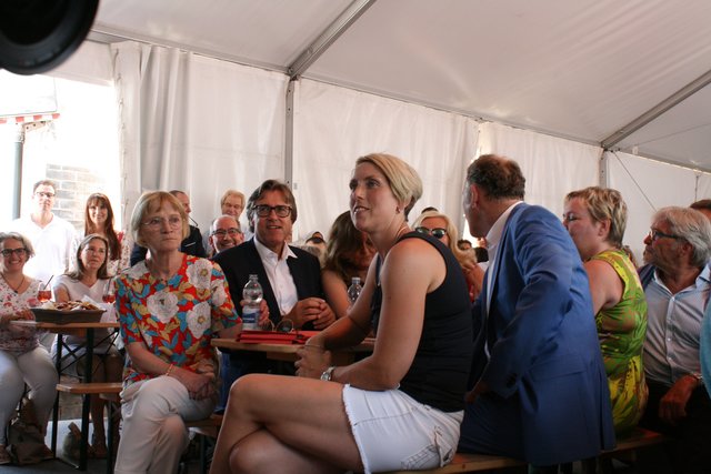 Christina Obergföll war auch beim Bürgerfest dabei | Foto: gro