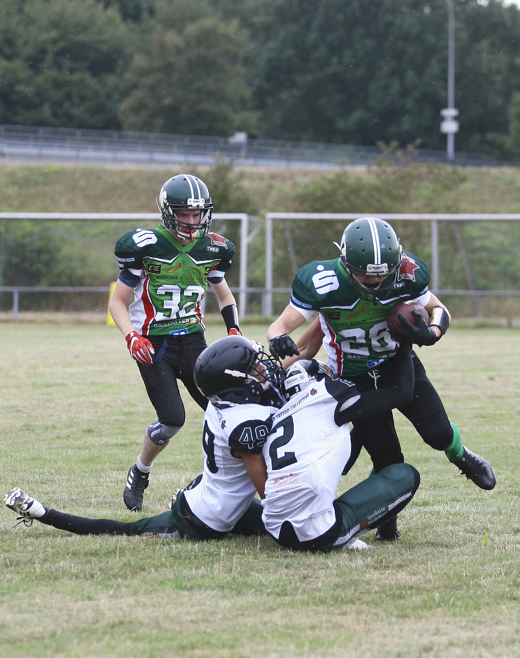 Die Offenburger Offense war beim ersten Sieg in dieser Saison von den "Hunters" kaum zu stoppen.