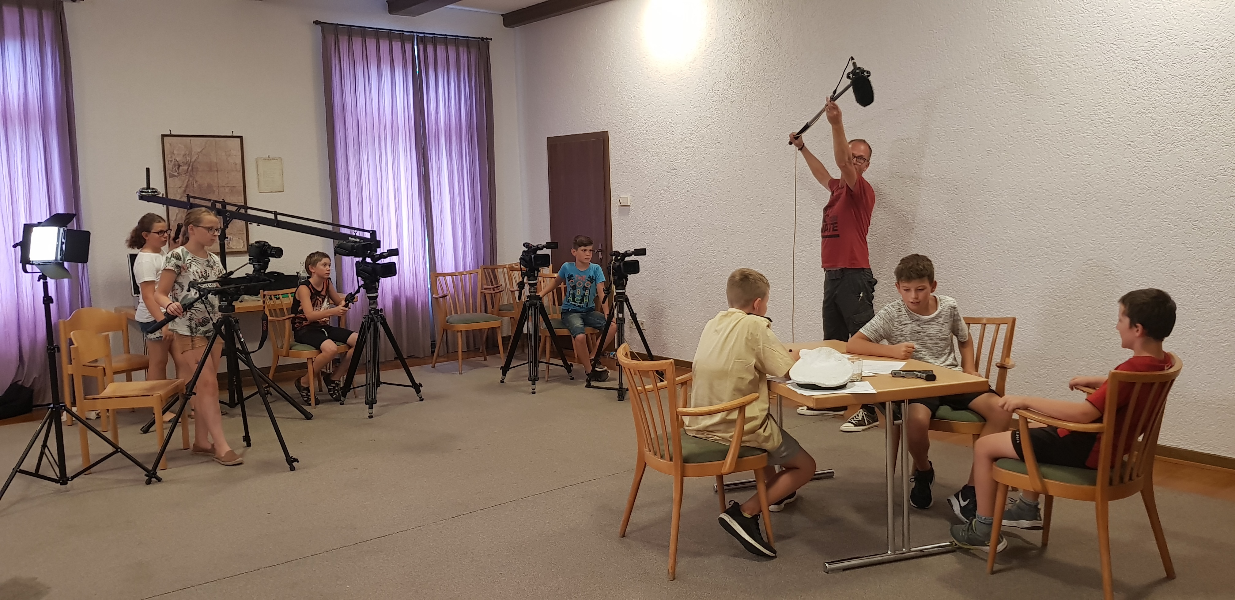 Filmdreh im Rahmen des Feriensprogramms in Kappel-Grafenhausen