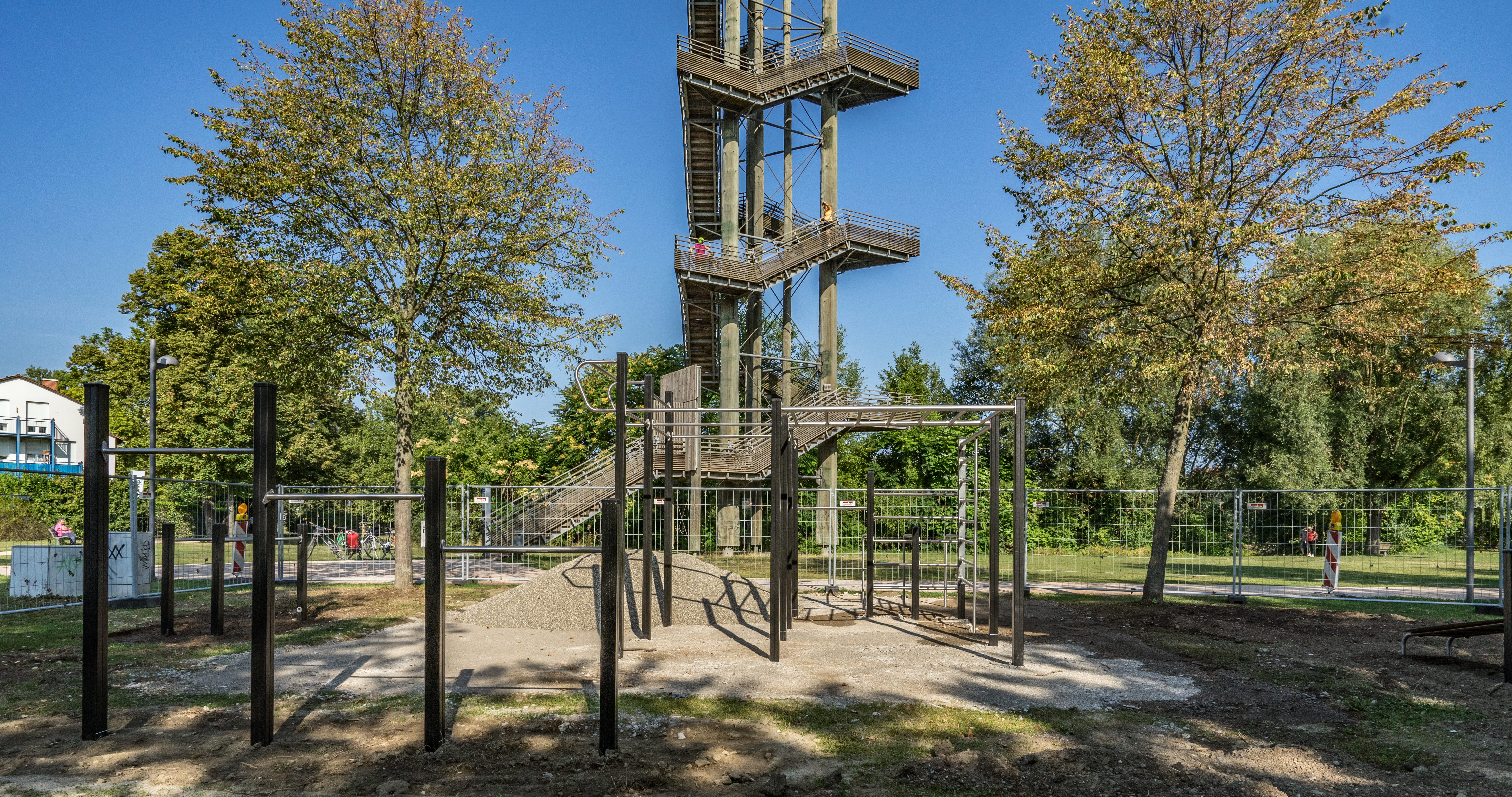 Direkt beim Weißtannenturm in Kehl kann künftig Sport getrieben werden.