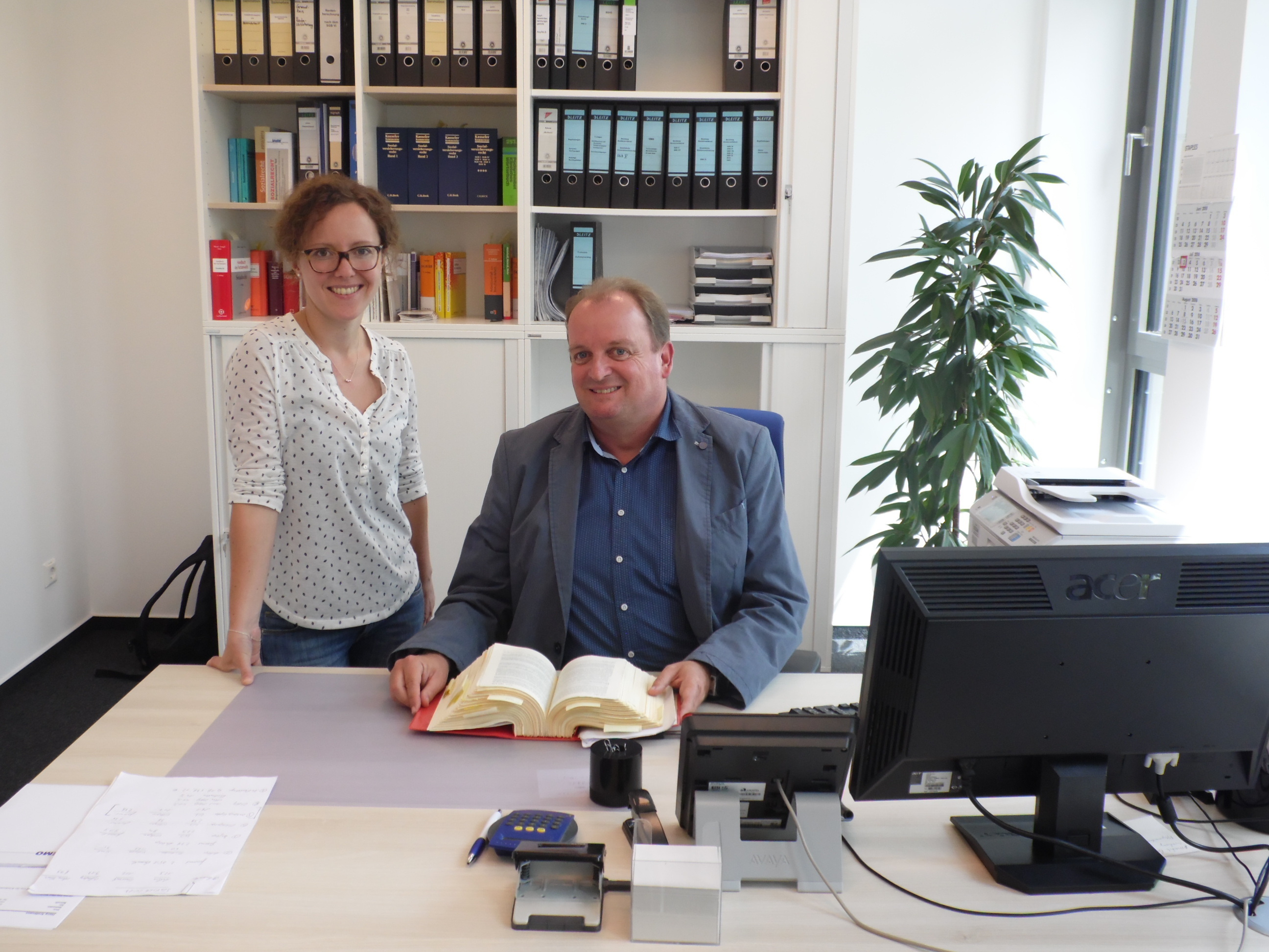 Meike Dorrn und Harry Krellmann vom Bezirksverband Südbaden