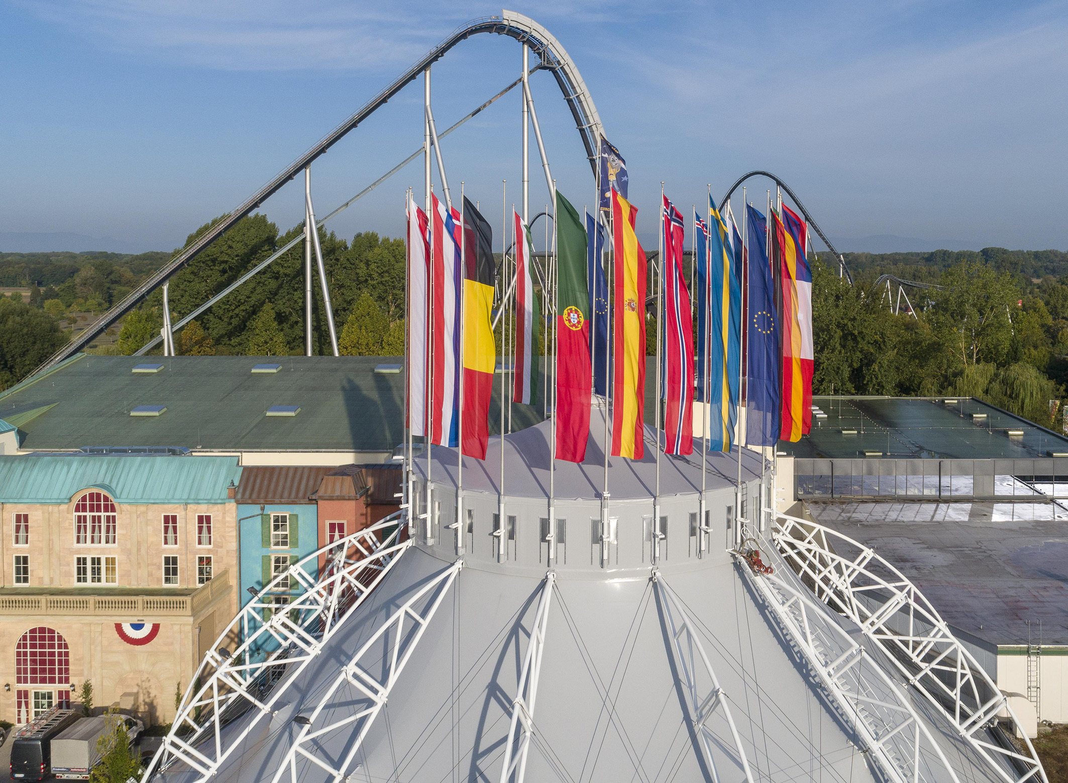 Der Europa-Park Dome erstrahlt in neuem Glanz.
