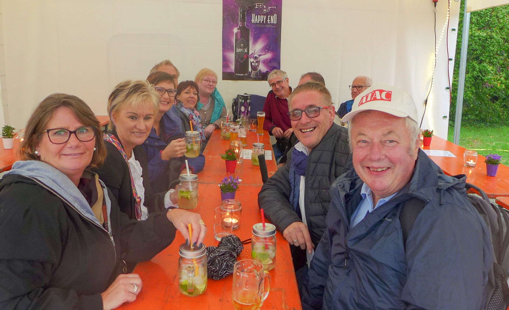 Beste Stimmung beim Straßenfest in Rust.
