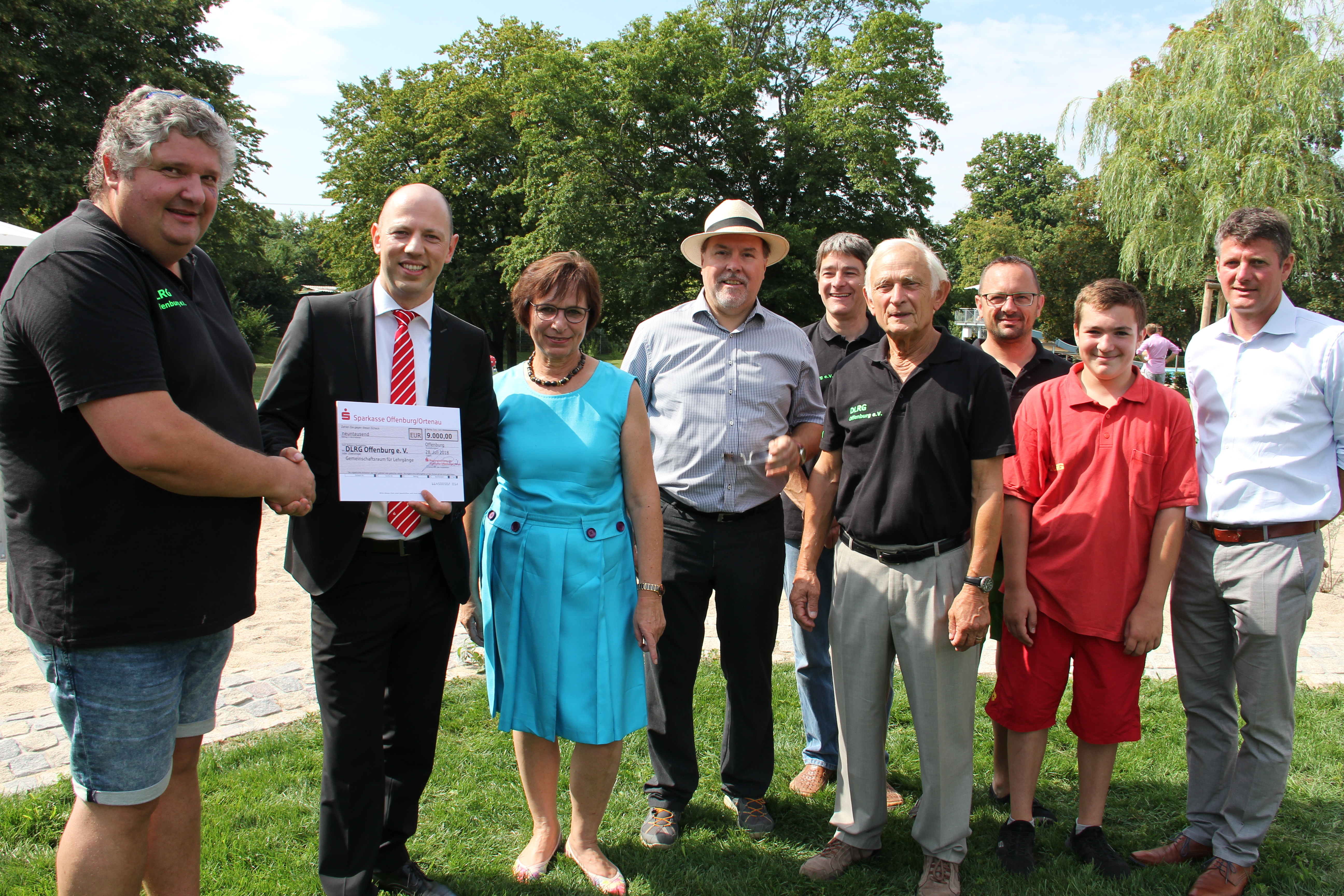 Die DLRG Offenburg freut sich über die Unterstützung der Regionalstiftung der Sparkasse Offenburg/Ortenau.