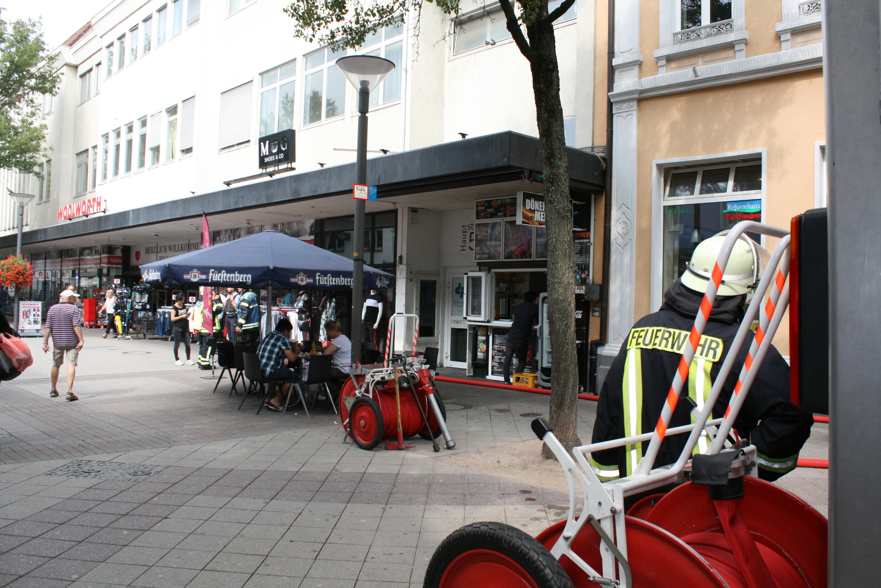 Einsatz in der Kehler Fußgängerzone