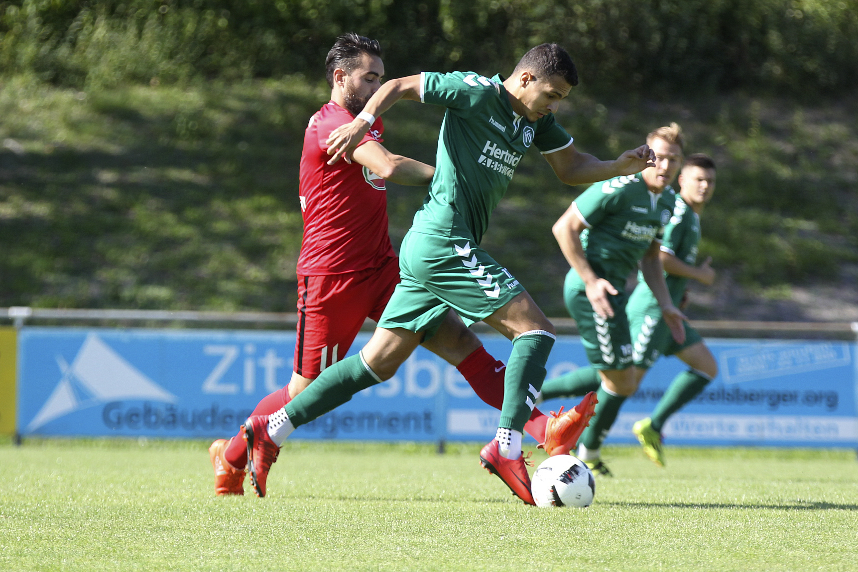 Nur selten konnte sich der Kehler FV beim FC Denzlingen so durchsetzen und verlor gestern Nachmittag mit 1:2.
